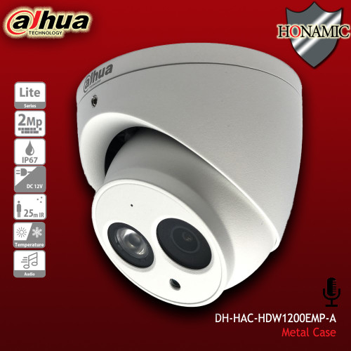 دوربین داهوا 2 مگ میکرفون دار بدنه فلزی DH-HAC-HDW1200EMP-A