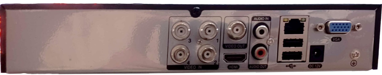  نمای پشت دی وی آر 4 کانال برایتون UVR7TAA04RM-D54G