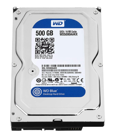 هارد دیسک اینترنال ۵۰۰ گیگ BLUE  WESTERN DIGITAL