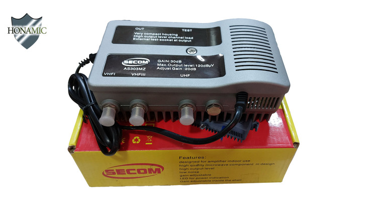 آمپلی فایر سیگنال 120 دسیبل سکام AS303MH