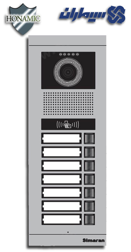 پنل هفت 7 واحدی آیفون تصویری سیماران کارتخوان مدل فرداد VFBC7/N FARDAD