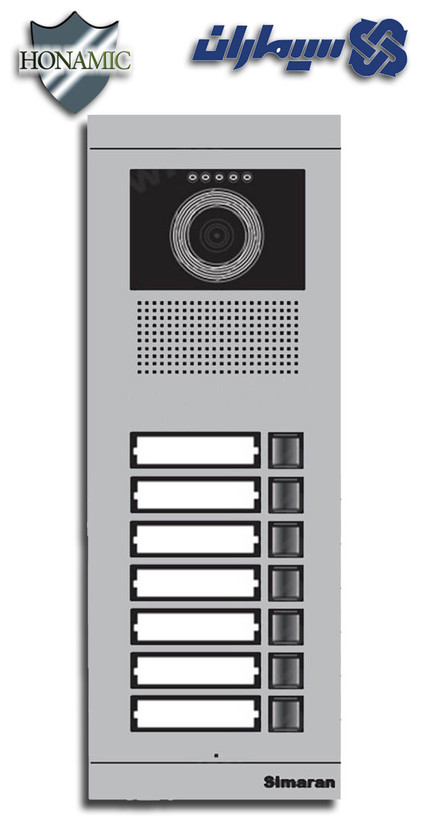 پنل هفت 7 واحدی آیفون تصویری سیماران مدل فرداد VFBC7 FARDAD