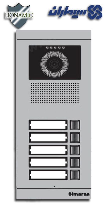 پنل پنج 5 واحدی آیفون تصویری سیماران مدل فرداد VFBC5 FARDAD