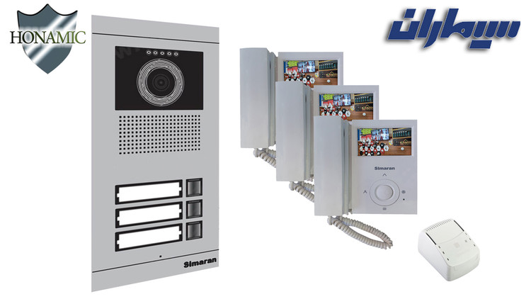 پکیج سه 3 واحدی آیفون تصویری سیماران با گوشی 43-FL,43FL2