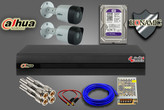 پکیج 2 دوربین مداربسته داهوا با دوربین DH-HAC-B2A21P