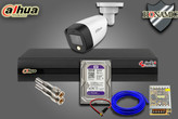 پکیج 1 دوربین مداربسته داهوا با دوربین HAC-HDW1209CP-LED